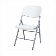 SILLA DOBLABLE BLANCO